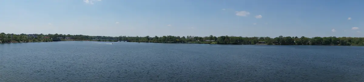 Northern Belleville Lake panorama, Michigan