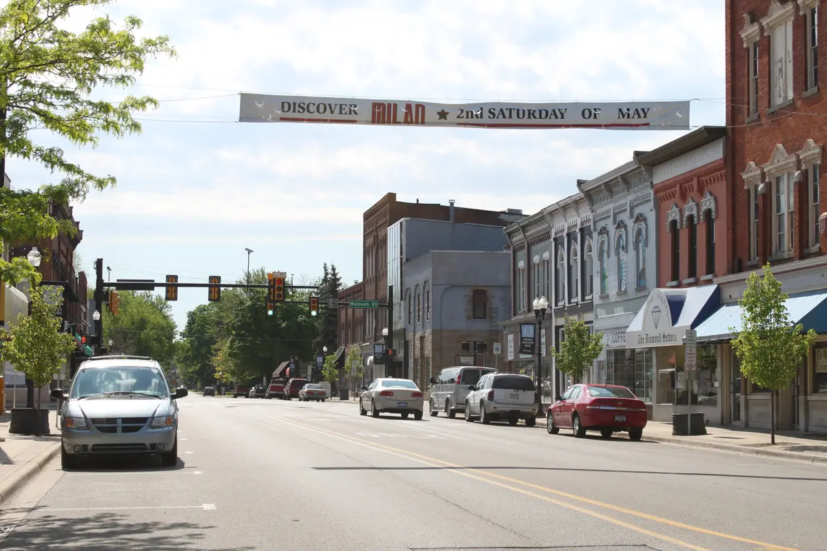 Downtown Milan, Michigan